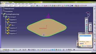 CATIA V5 composite Design Basics  Manuel Ply Method [upl. by Morette]