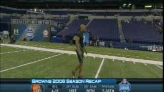 Eugene Monroe NFL Combine 40 Yard Dash amp Positional Drills [upl. by Anitsirc598]