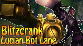 BLITZCRANK SUPPORT  Lucian  Diamant Ranked mit Erriror [upl. by Xanthe]