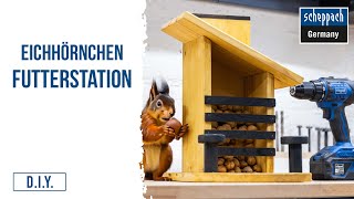 Eichhörnchen Futterhaus selber bauen I DIYAnleitung [upl. by Annasiul]