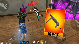 SOLO RUSHADÃO NA RANQUEADA MP40 É A MELHOR SMG FREE FIRE MOBILE [upl. by Suoirtemed741]