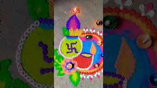 Diwali Rangoli by Sangeeta KS Kitchen amp LifestyleVideo Containskskitchenlifestyle​ [upl. by Heater607]