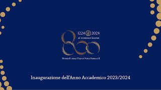 Inaugurazione Anno Accademico 2023  2024 [upl. by Anoiek104]