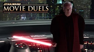 Star Wars Movie Duels Arresting the Chancellor Palpatines Side [upl. by Dougal246]