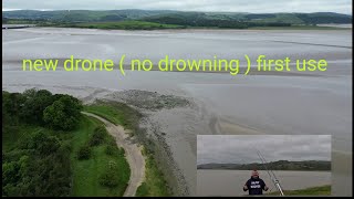 Grange over sands flatty fishing with new drone footage [upl. by Clein]