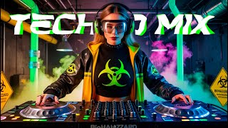 ONLY TECHNO BANGERS ☢️ Remixes Of Popular Songs ☢️TECHNO BIO GIRL ☢️ ravetok rave techtok [upl. by Cleasta]