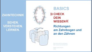 Check Dein Wissen Richtungen am Zahnbogen und Zahn [upl. by Lenz]