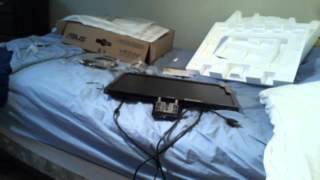 Asus HD monitor VE228 Unboxing setup and Demo [upl. by Ennazzus]