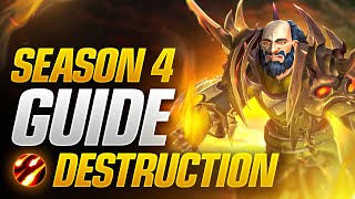 Patch 1026 Destruction Warlock Season 4 DPS Guide Talents Rotations and More [upl. by Wier]