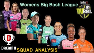 Women Big Bash League 202425 Preview  Dream11 [upl. by Idola]