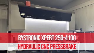 Bystronic Expert 2504100 Hydraulic CNC PressBrake [upl. by Mccready144]