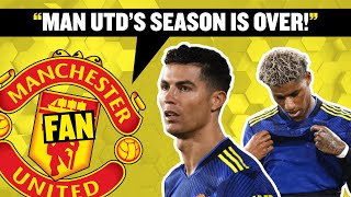 quotMAN UTDS SEASON IS OVERquot 🚫 Man Utd fan James fears the season has ended already [upl. by Isiah]