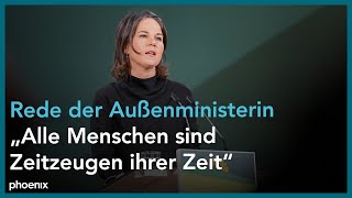 Rede von Annelena Baerbock Bundesaußenministerin auf dem GrünenParteitag am 151022 [upl. by Danby842]