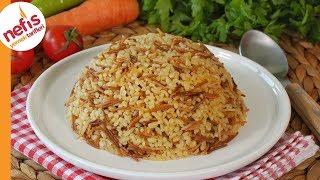 Tel Şehriyeli Bulgur Pilavı Tarifi  Nasıl Yapılır [upl. by Carita666]