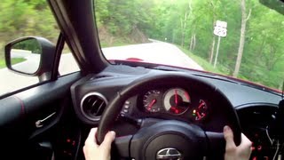 2013 Scion FRS on The Dragon  WR TV POV Test Drive [upl. by Dynah19]