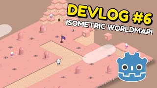 How to make isometric pixelart worldmap in Godot  Professor Bubbles Devlog 6 [upl. by Aetnahc]