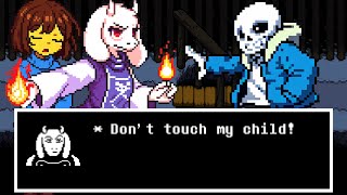 Undertale but Toriel Protects Frisk at ALL COST [upl. by Dorella567]