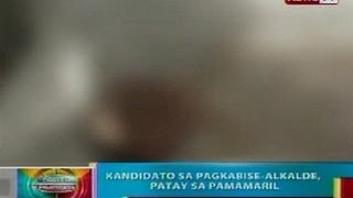 BP Kandidato sa pagkabisealkalde sa Mobo Masbate patay sa pamamaril [upl. by Adora]