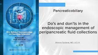 Endoscopic management of peripancreatic fluid collections  UCLA Digestive Diseases [upl. by Diane]