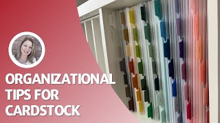 Cardstock Storage Idea  Craft Room Organization  Creative Design Team [upl. by Singer4]