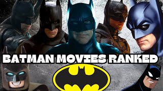 BATMAN MOVIES RANKED [upl. by Nrev481]