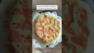 Recette Quiche au saumon fumé [upl. by Sheeb]