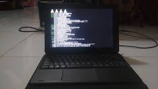 PineTab booting Arch Linux ARM [upl. by Hgielyak]