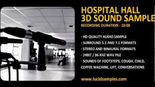 Hospital Sound Effect  Stereo and Surround Samples [upl. by Ahtnammas576]