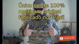 Plate carrier multicam WTC Equipamentos Militares  melhor colete tático do Brasil [upl. by Eelannej]