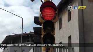 TRAFFICO IN TILT PER I MEZZI PESANTI «NON NE POSSIAMO PIU»  22102024 [upl. by Norraa477]