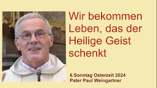 quotWir bekommen Leben das der Heilige Geist schenktquot  P Paul Weingartner [upl. by Cut]