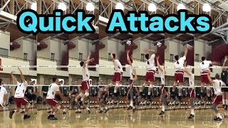 Spiking QUICK Attacks  How to SPIKE a Volleyball Tutorial [upl. by Mannuela993]