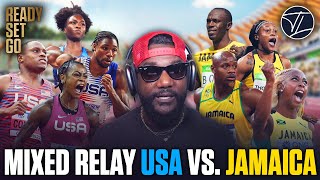 Which ALL TIME 4x100 Mixed Relay is winning Jamaica or USA 👀 [upl. by Nevear]