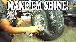 MAKE Your Tires SHINE With COVER ALL Tire Shine [upl. by Ylekalb340]