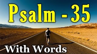 Psalm 35 Reading Seeking Comfort in Prayer With words  KJV [upl. by Bever397]