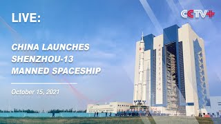 LIVE China launches Shenzhou13 Manned Spaceship [upl. by Franci]