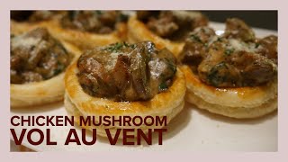 DELICIOUS CHICKEN MUSHROOM VOL AU VENT [upl. by Aicelef]