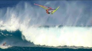 Windsurfers get HUGE air at Lanes Hawaii [upl. by Hicks841]