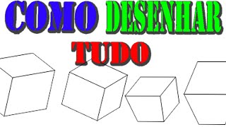 Como desenhar em três dimensões How to draw with three dimensions [upl. by Leuqim440]