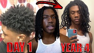 MY LOC JOURNEY 4 YEARS  DAY 1 to YEAR 4 CRAZY GROWTH [upl. by Jacklin521]