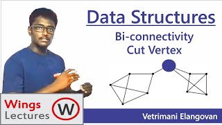 Bi  Connectivity and Cut Vertex in Graph [upl. by Ahsikram]