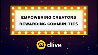 DLive  Creators Deserve More [upl. by Assirod]