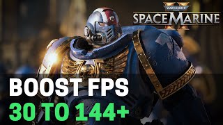 BEST PC Settings for Space Marine 2 Maximize FPS amp Visibility [upl. by Horatio]