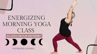 ENERGIZING MORNING YOGA  PLUS SIZE AND BEGINNER FRIENDLY [upl. by Reid]