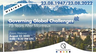 Montreux 75 The role of world federalism today [upl. by Idaline]