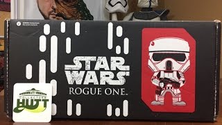 Star Wars Smugglers Bounty Rogue One Unboxing Funko [upl. by Aramit]