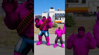 RANDOM SPIDERMAN VS PINKHULK BATTLE gta5 hulk [upl. by Isolde]