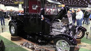 Larry Birdsongs Lethal T 1926 Ford Closed Cab Pickup Truck At The 2018 Detroit Autorama [upl. by Eward829]