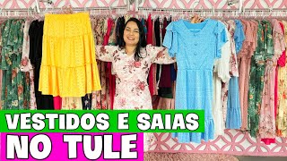 VESTIDOS E SAIAS NO TULE EM GOIÂNIA  MODA EVANGÉLICA [upl. by Jairia261]