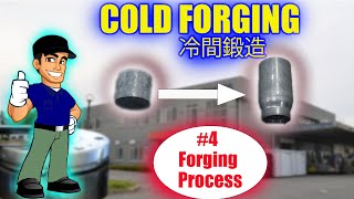 Cold forging Process 冷間鍛造、冷間鍛造技術） [upl. by Liam362]